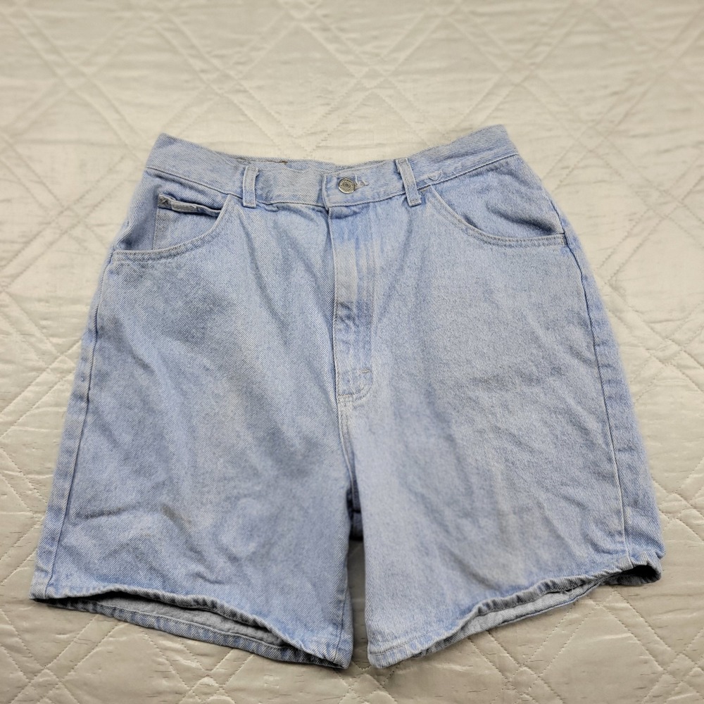 Lee 90s Vintage light wash blue jean shorts size 16